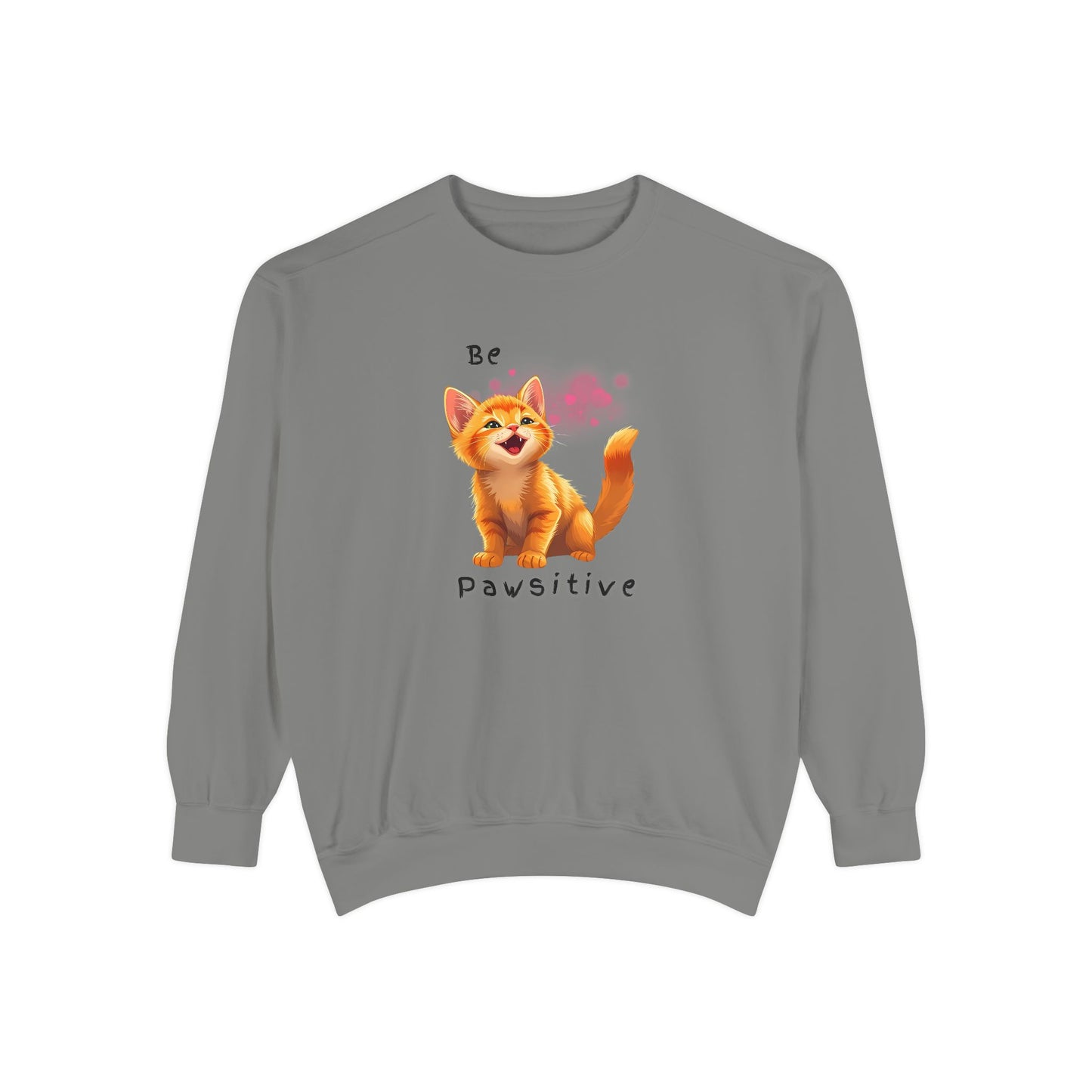 Be Pawsitive Cat Lover Sweatshirt