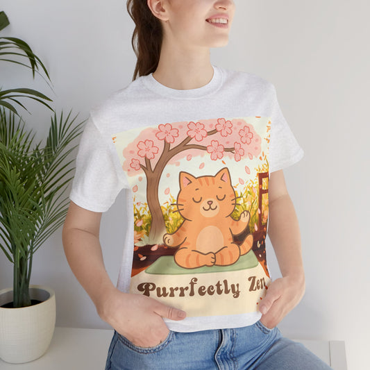 Purrfectly Zen Cat T-shirt