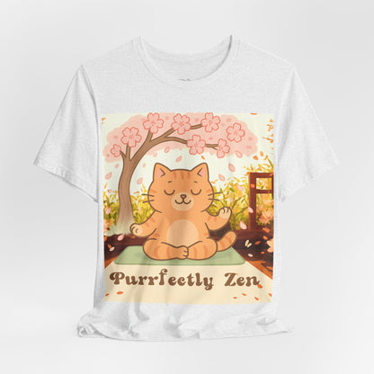 Purrfectly Zen Cat T-shirt