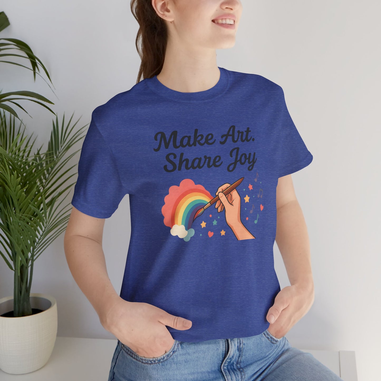 Make Art Share Joy T-shirt