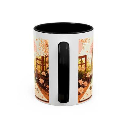 Purrfectly Zen Cat design Coffee Mug