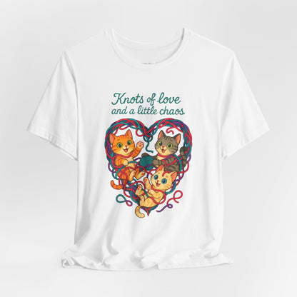 Knots of Love Cat T-Shirt