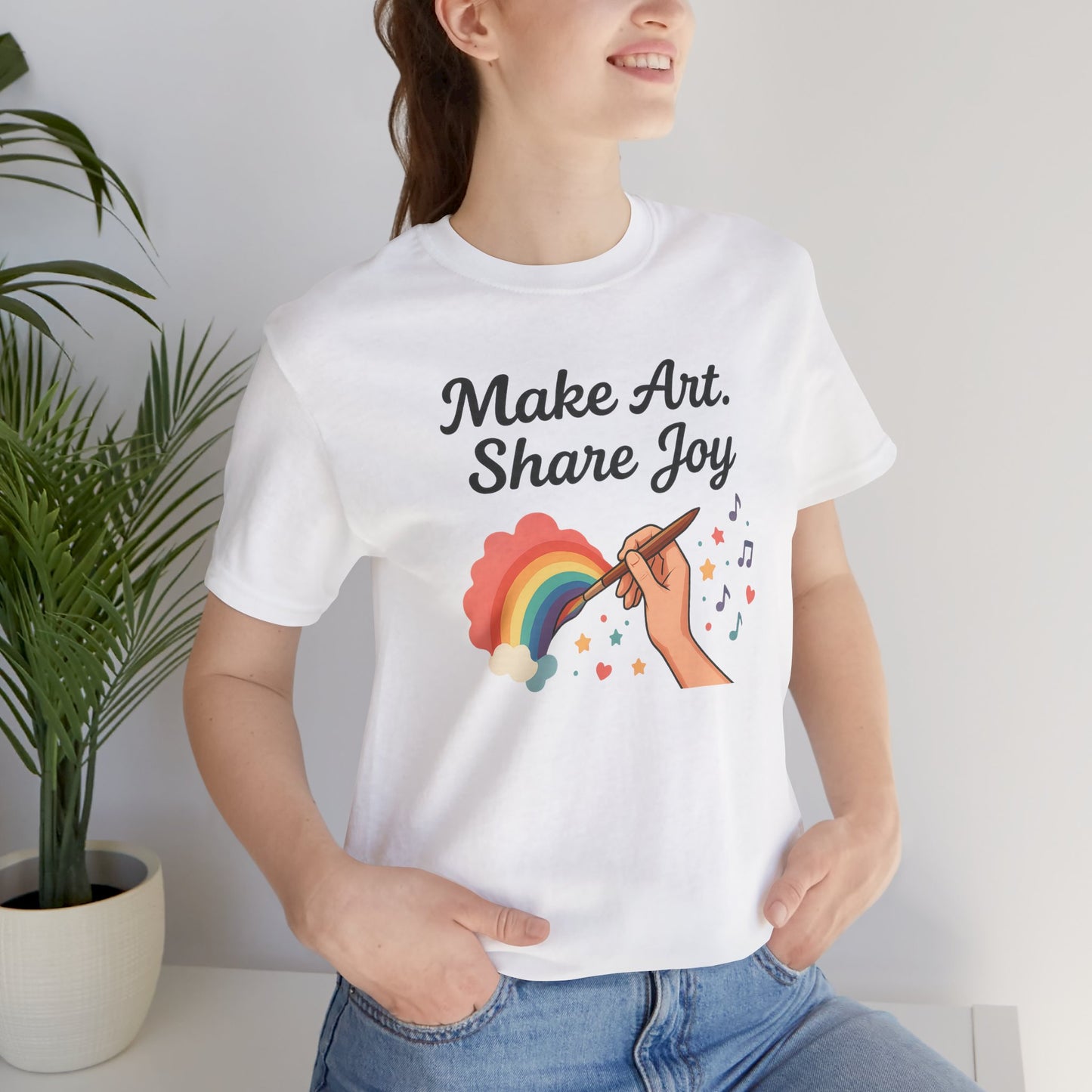 Make Art Share Joy T-shirt