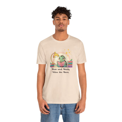 "Slow and Study Wins the Race"Turtle T-shirt