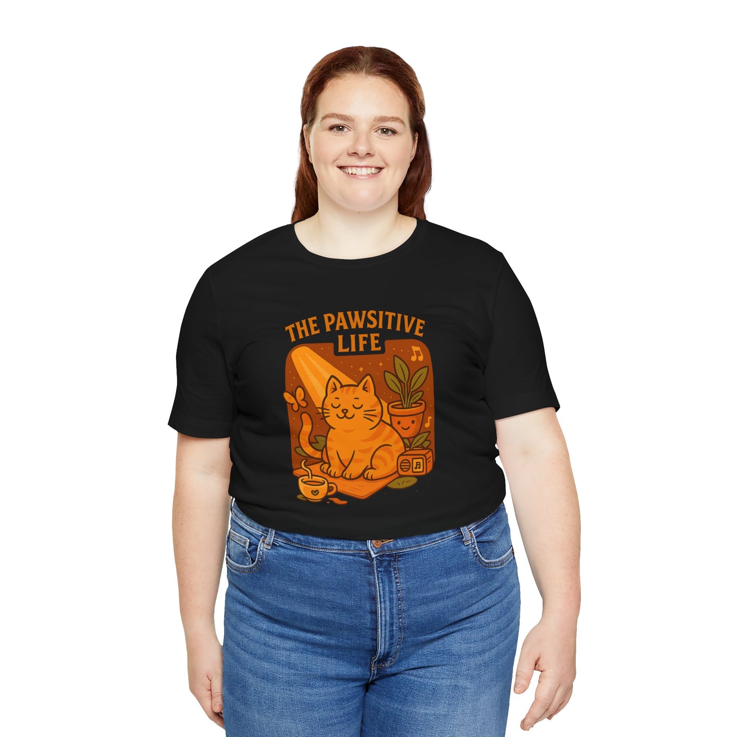 The Pawsitive Life Cat T-shirt