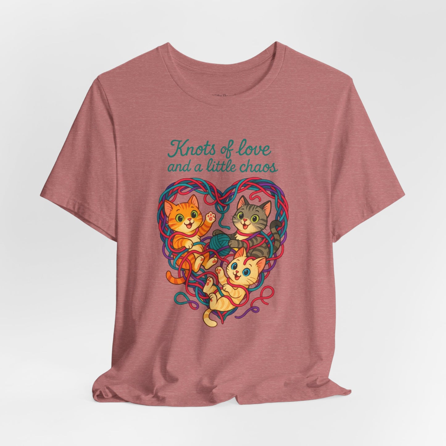 Knots of Love Cat T-Shirt