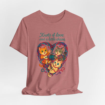 Knots of Love Cat T-Shirt