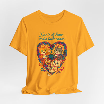 Knots of Love Cat T-Shirt