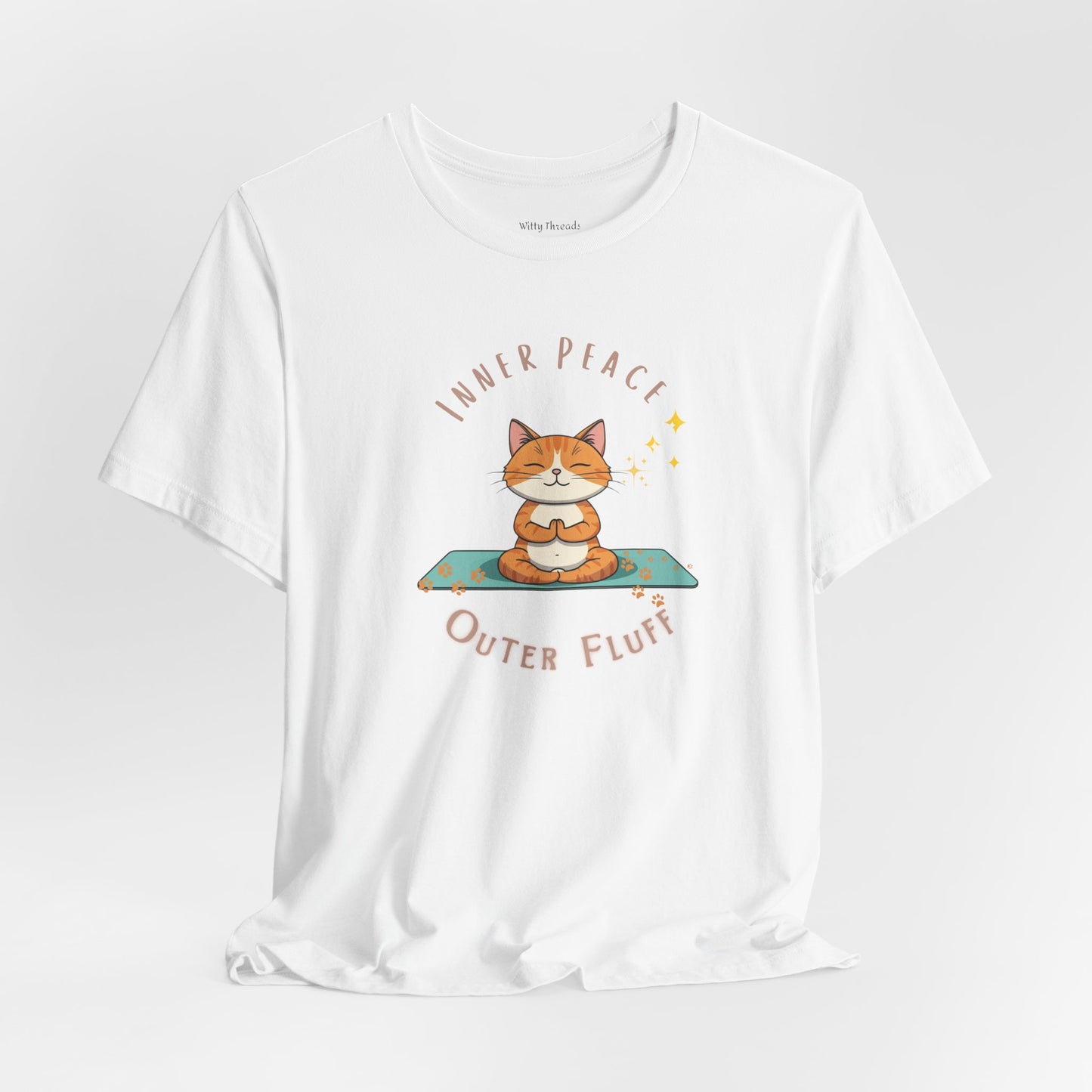Inner Peace-Outer Fluff Cat Unisex T-shirt