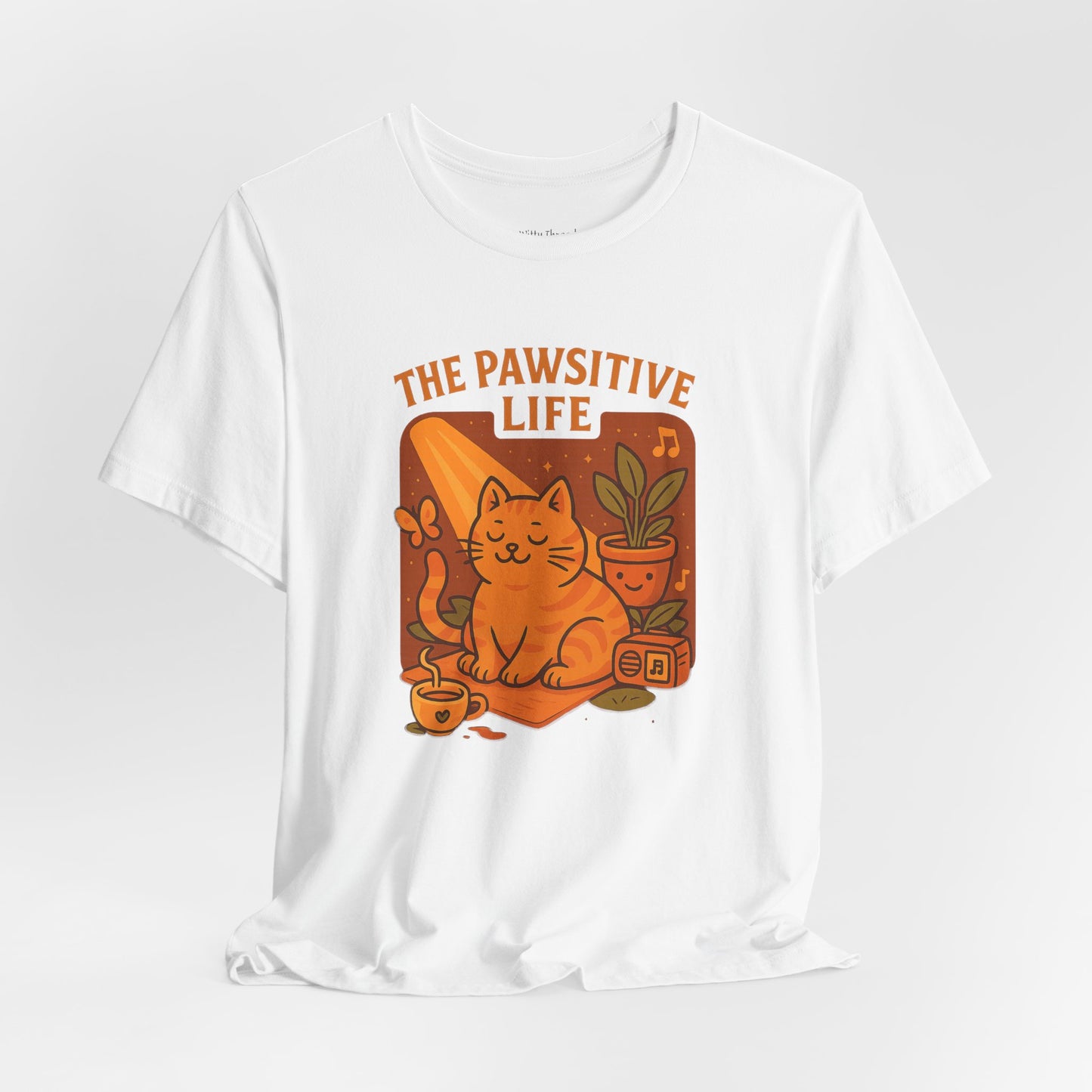 The Pawsitive Life Cat T-shirt