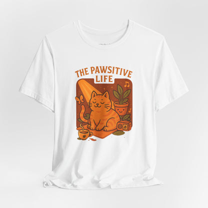 The Pawsitive Life Cat T-shirt