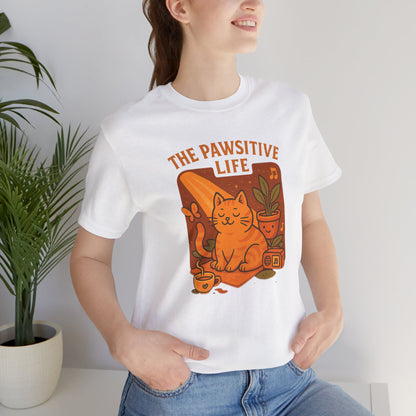 The Pawsitive Life Cat T-shirt