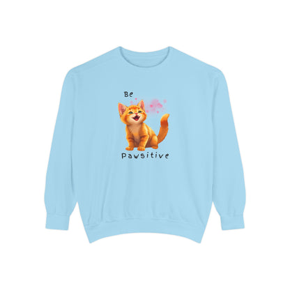 Be Pawsitive Cat Lover Sweatshirt
