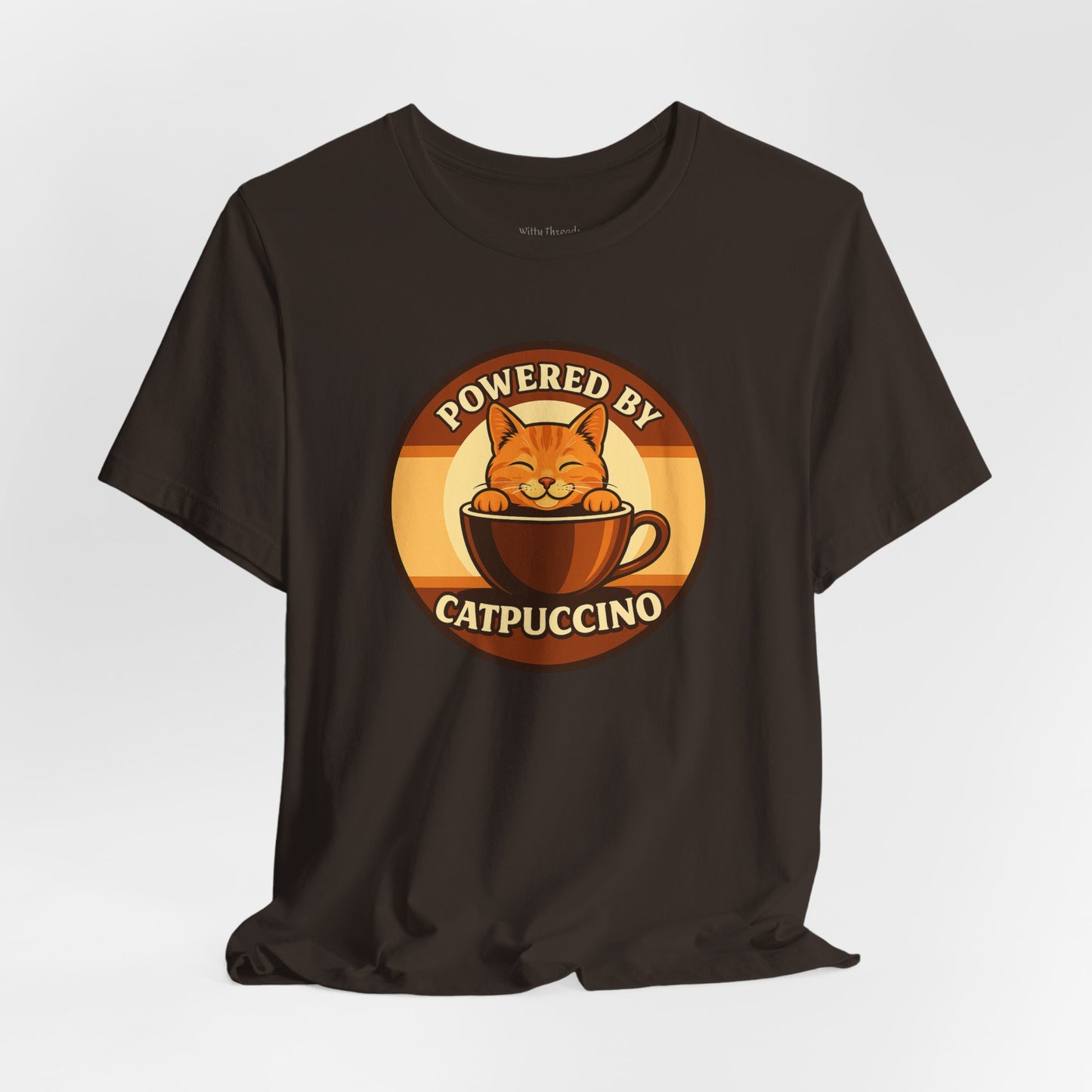 Powered by Catpuccino T-shirt