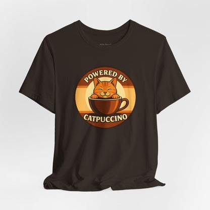 Powered by Catpuccino T-shirt