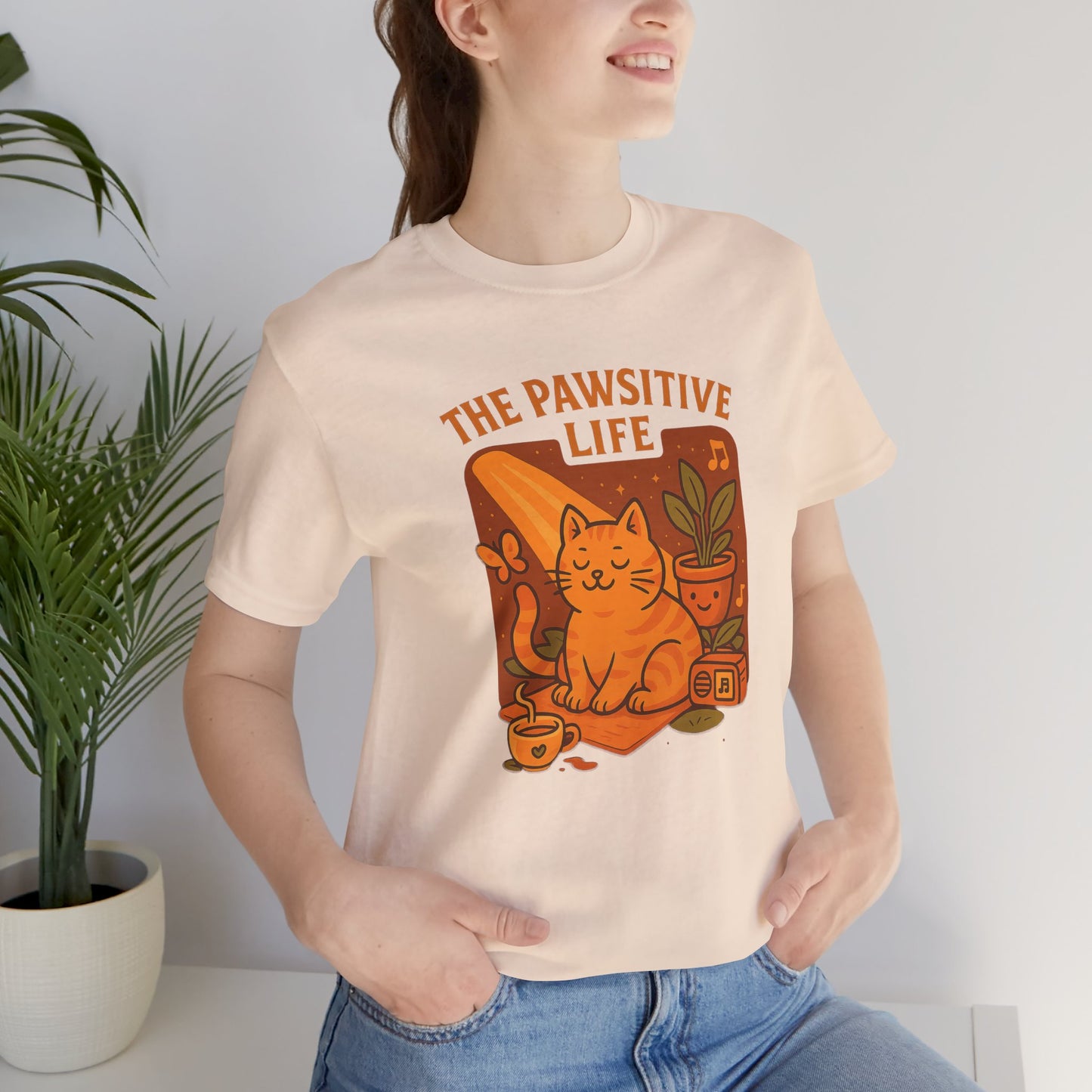 The Pawsitive Life Cat T-shirt