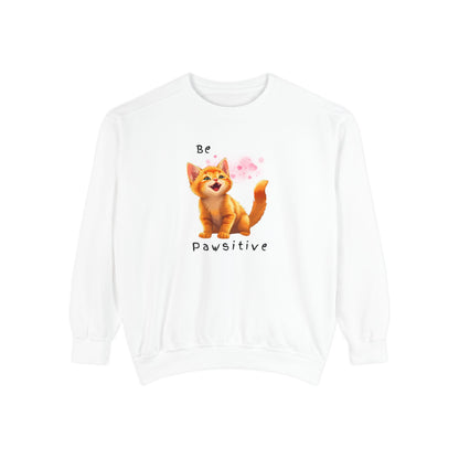 Be Pawsitive Cat Lover Sweatshirt