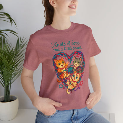 Knots of Love Cat T-Shirt
