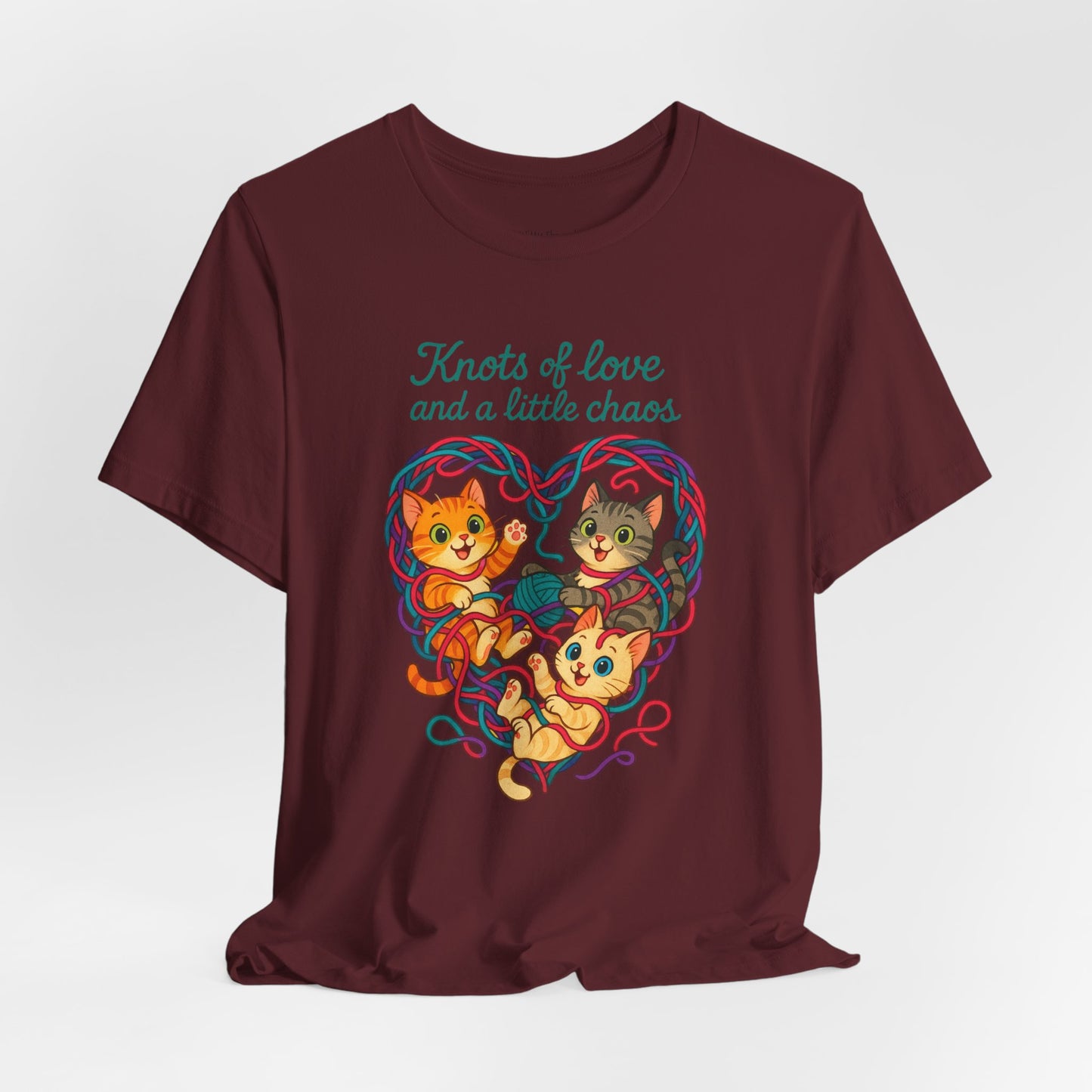 Knots of Love Cat T-Shirt