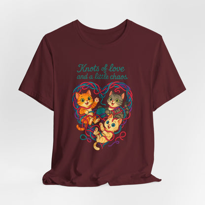 Knots of Love Cat T-Shirt