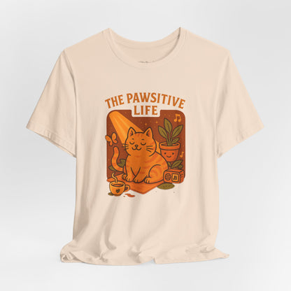 The Pawsitive Life Cat T-shirt