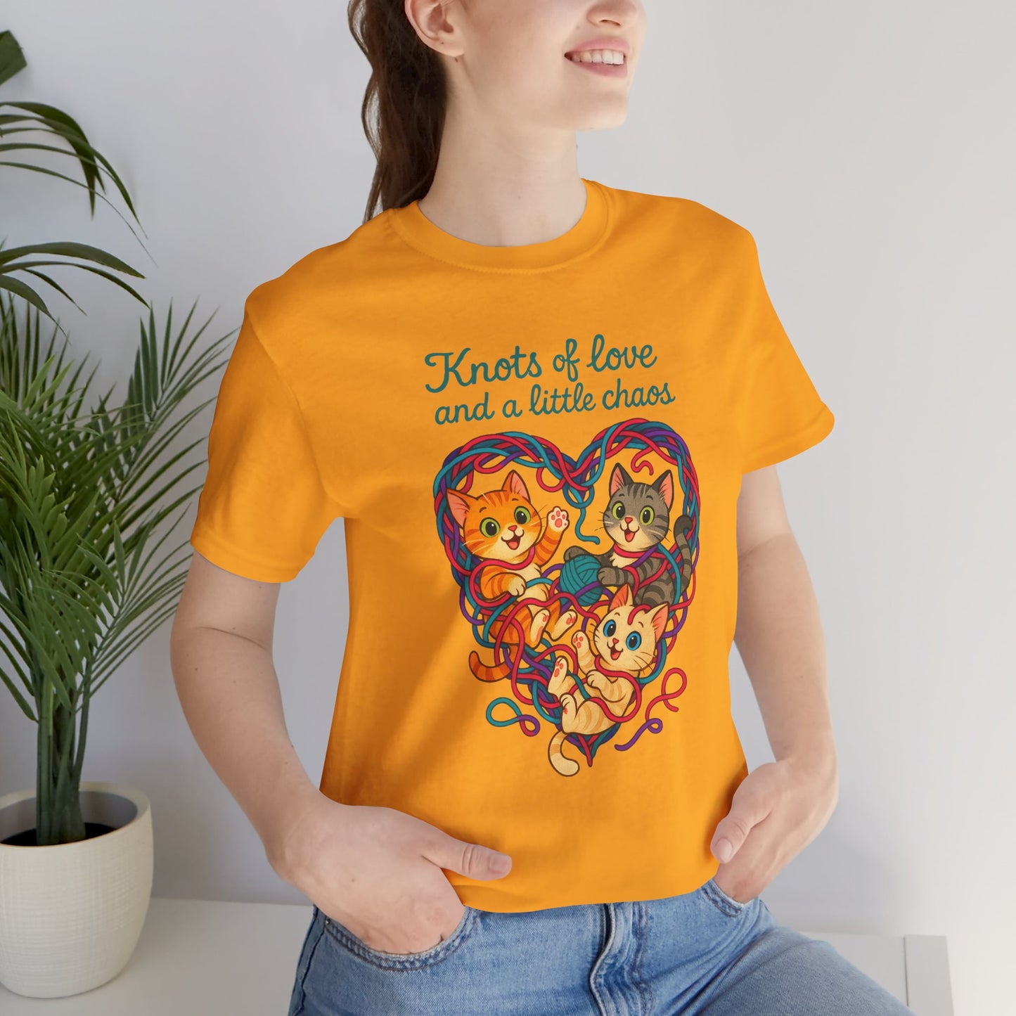 Knots of Love Cat T-Shirt