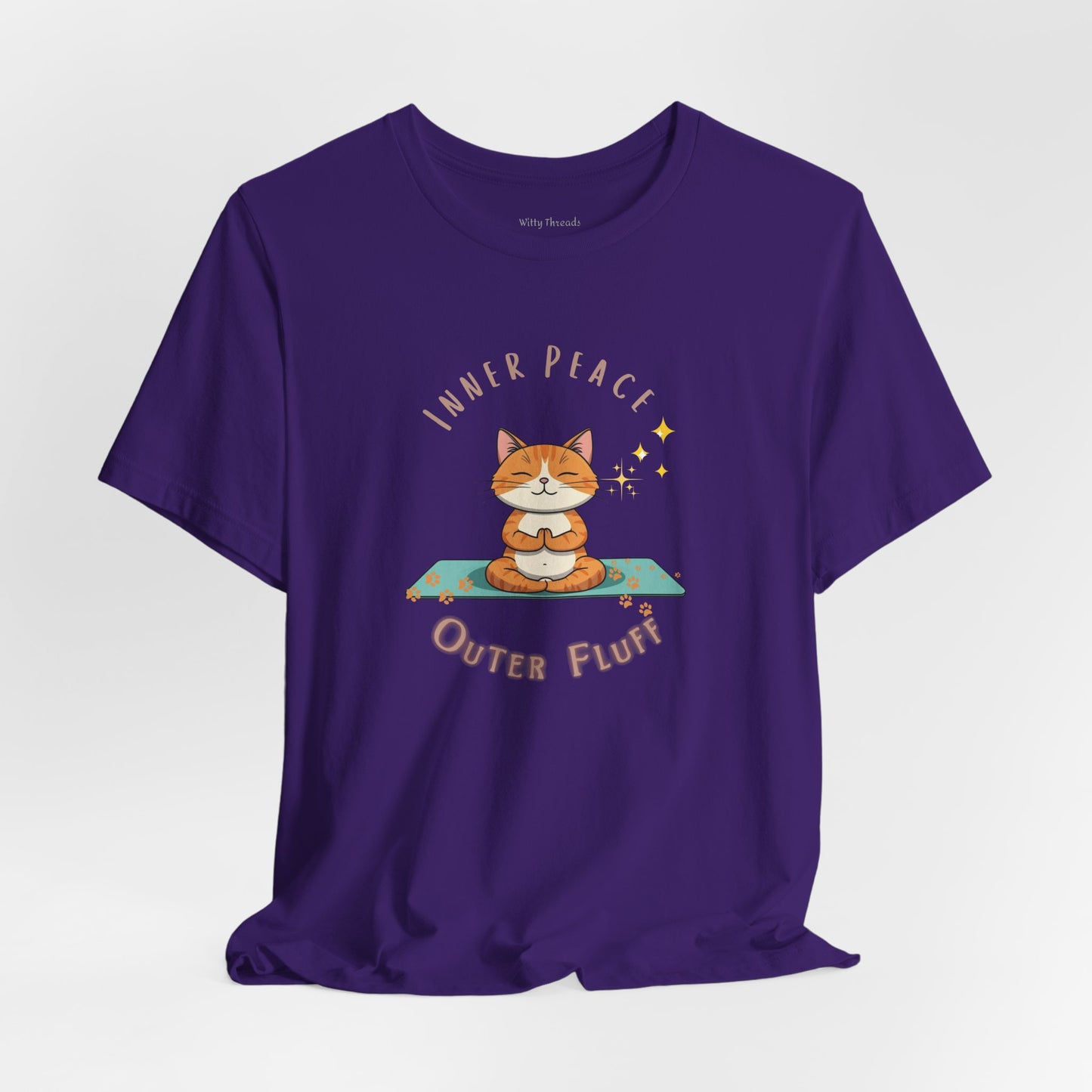 Inner Peace-Outer Fluff Cat Unisex T-shirt
