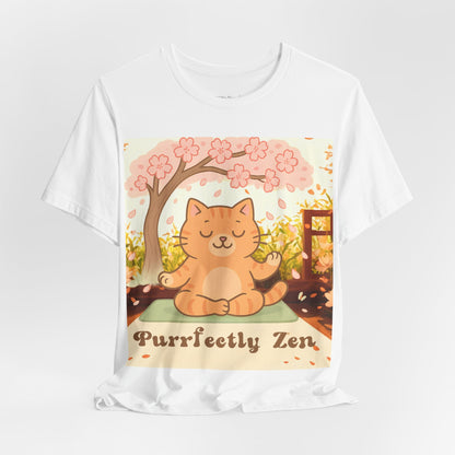 Purrfectly Zen Cat T-shirt