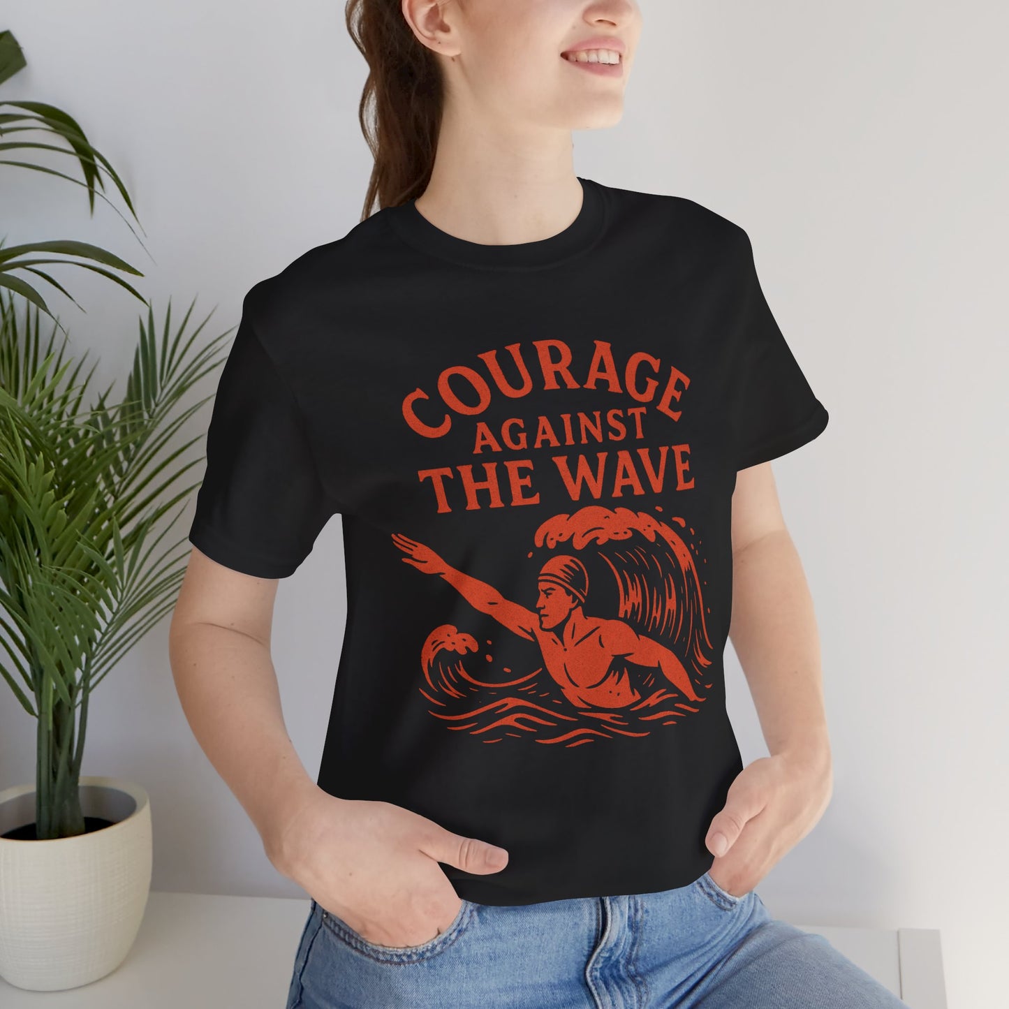 Courage Against the Wave T-shirt