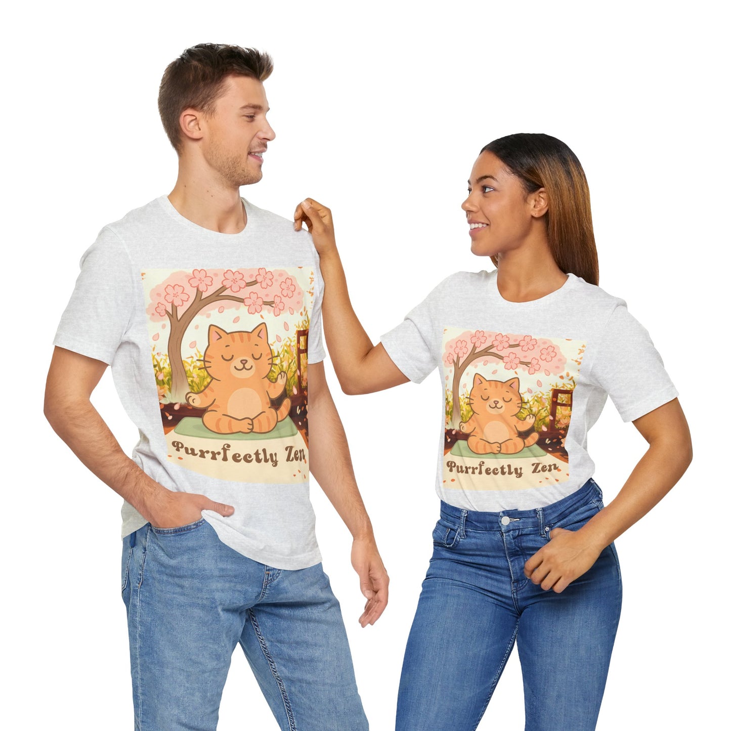 Purrfectly Zen Cat T-shirt