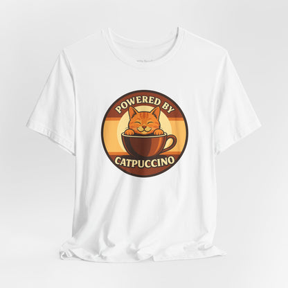 Powered by Catpuccino T-shirt