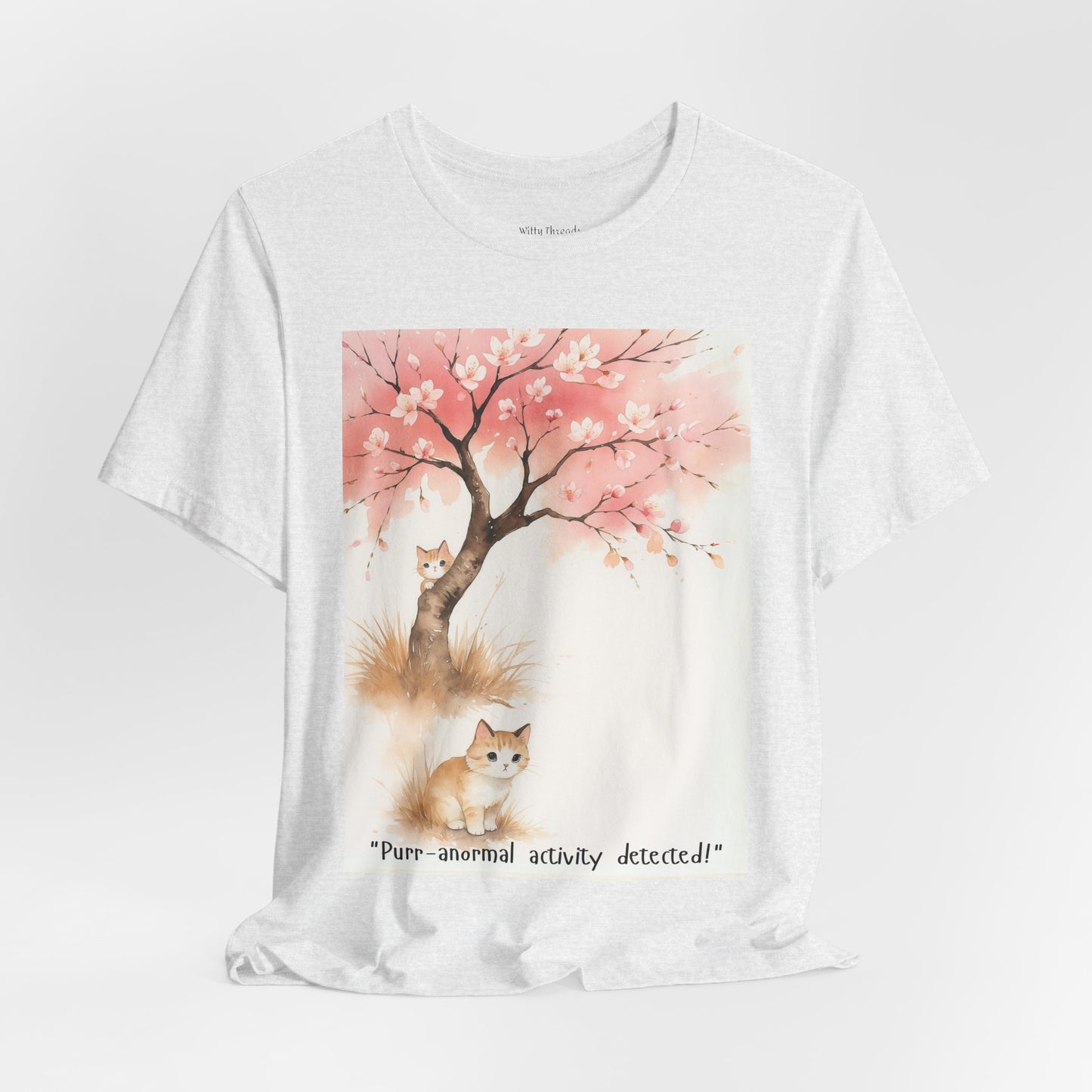 Paws & Petals Mystery T-shirt |"Purr-anormal Activity Detected"