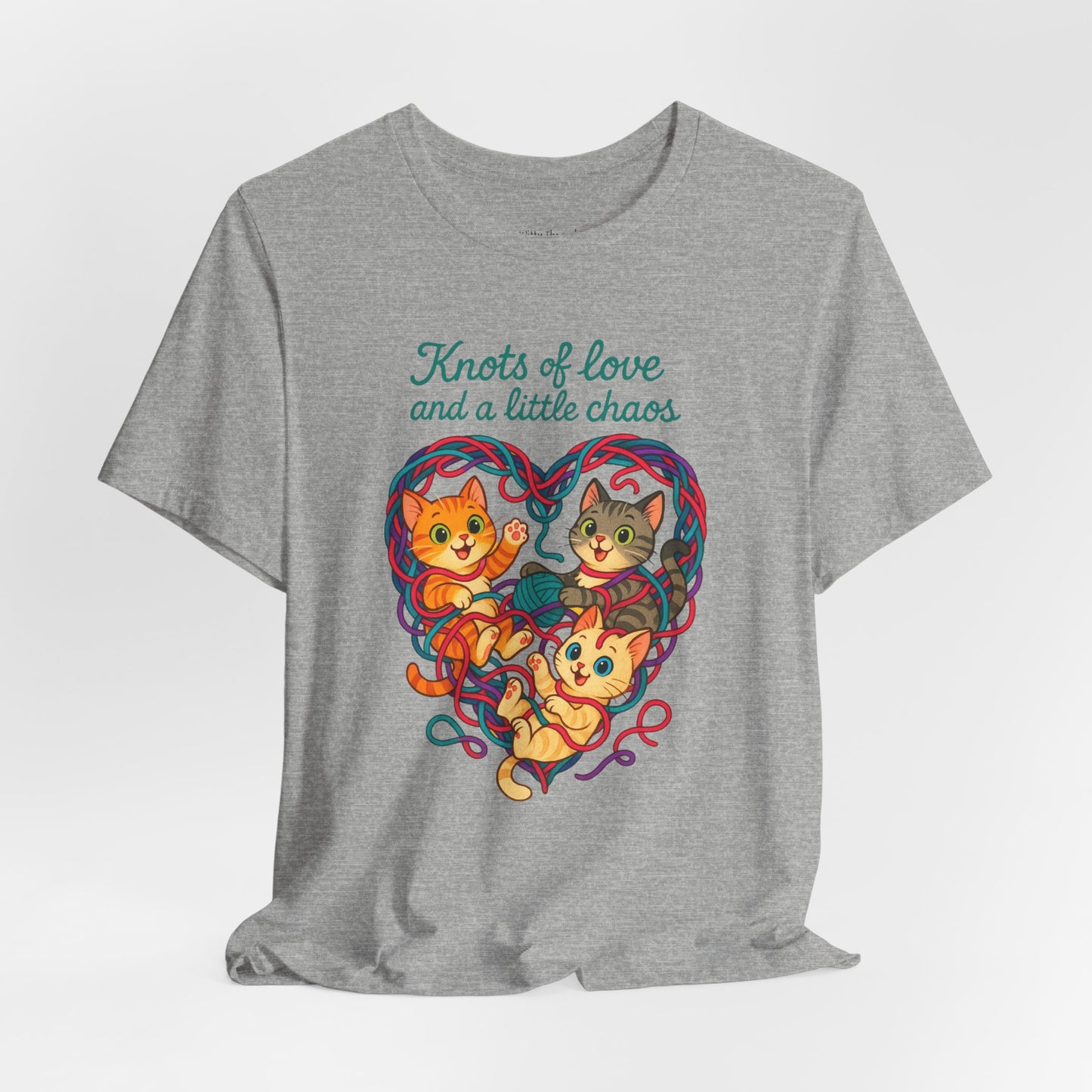 Knots of Love Cat T-Shirt