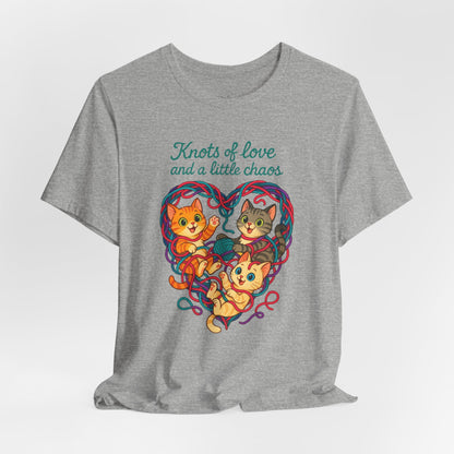 Knots of Love Cat T-Shirt