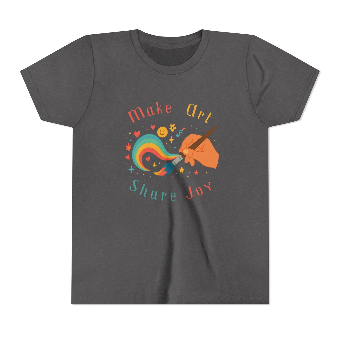 Make Art Share Joy, Kids Art Shirt