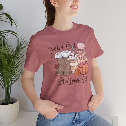 Cozy Fall Girl T-shirt
