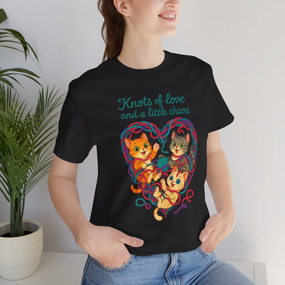 Knots of Love Cat T-Shirt
