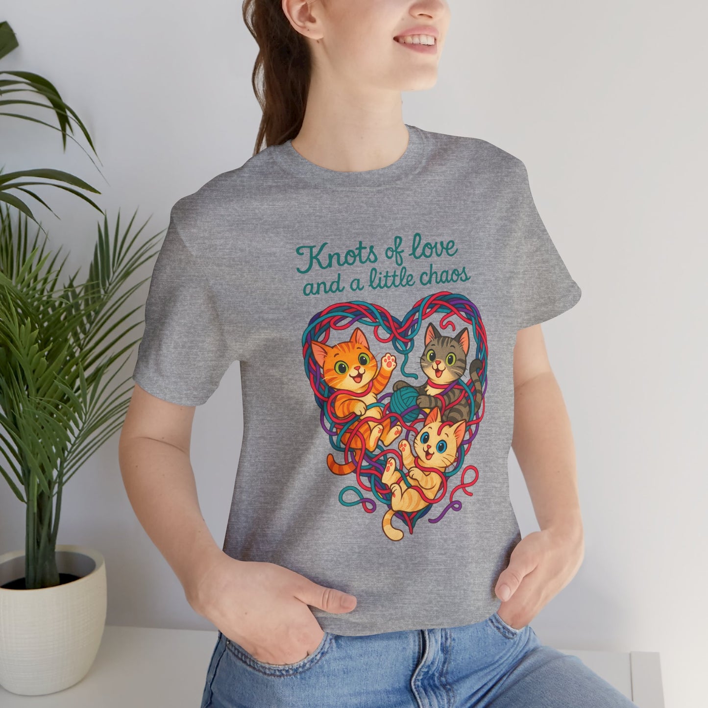 Knots of Love Cat T-Shirt