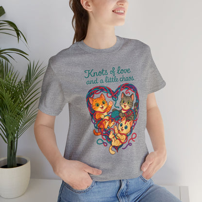 Knots of Love Cat T-Shirt