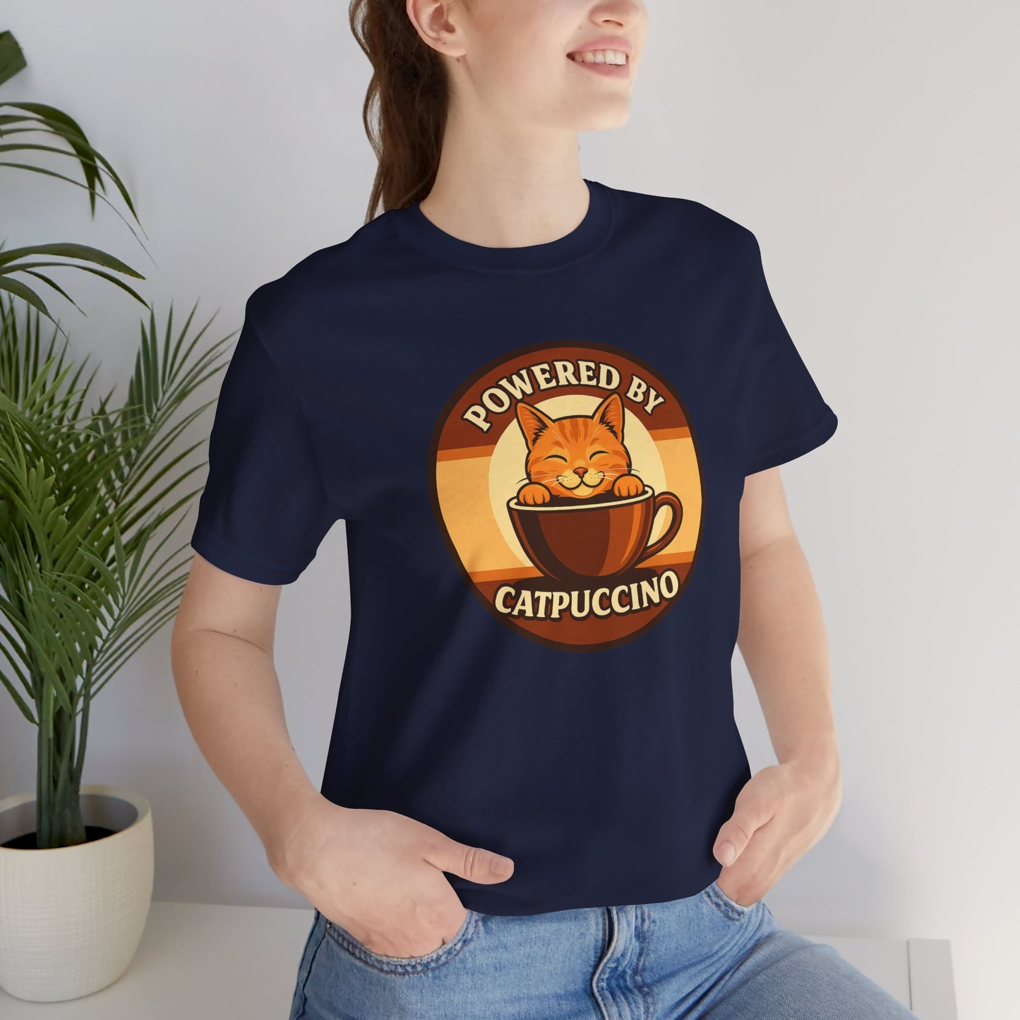 Powered by Catpuccino T-shirt