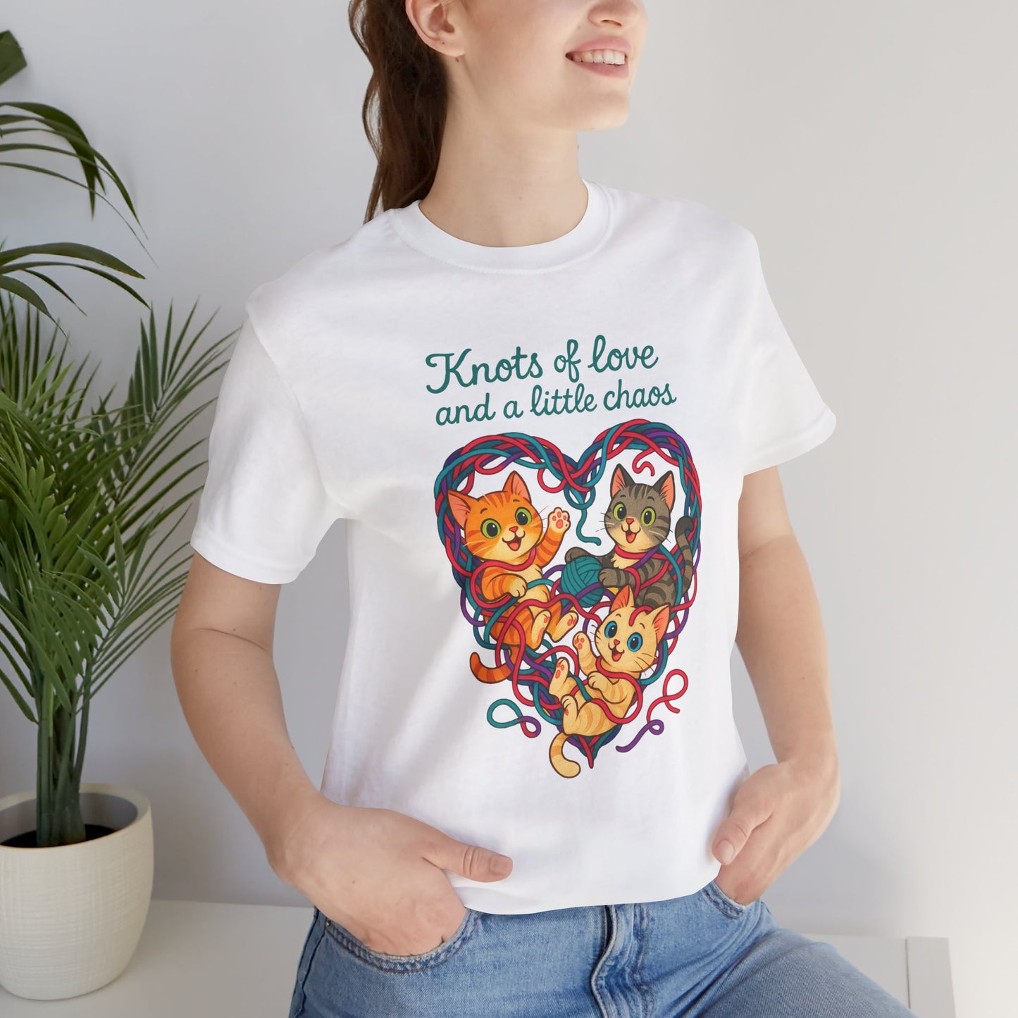 Knots of Love Cat T-Shirt