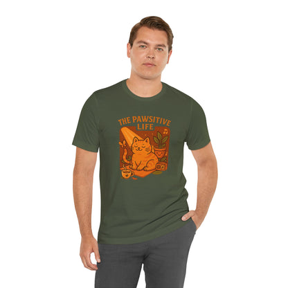 The Pawsitive Life Cat T-shirt