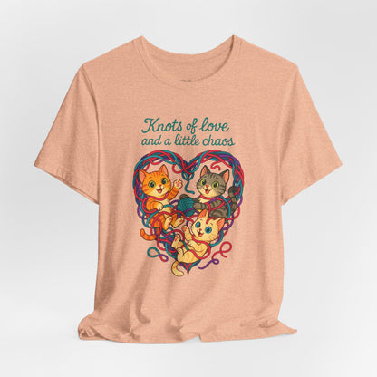 Knots of Love Cat T-Shirt