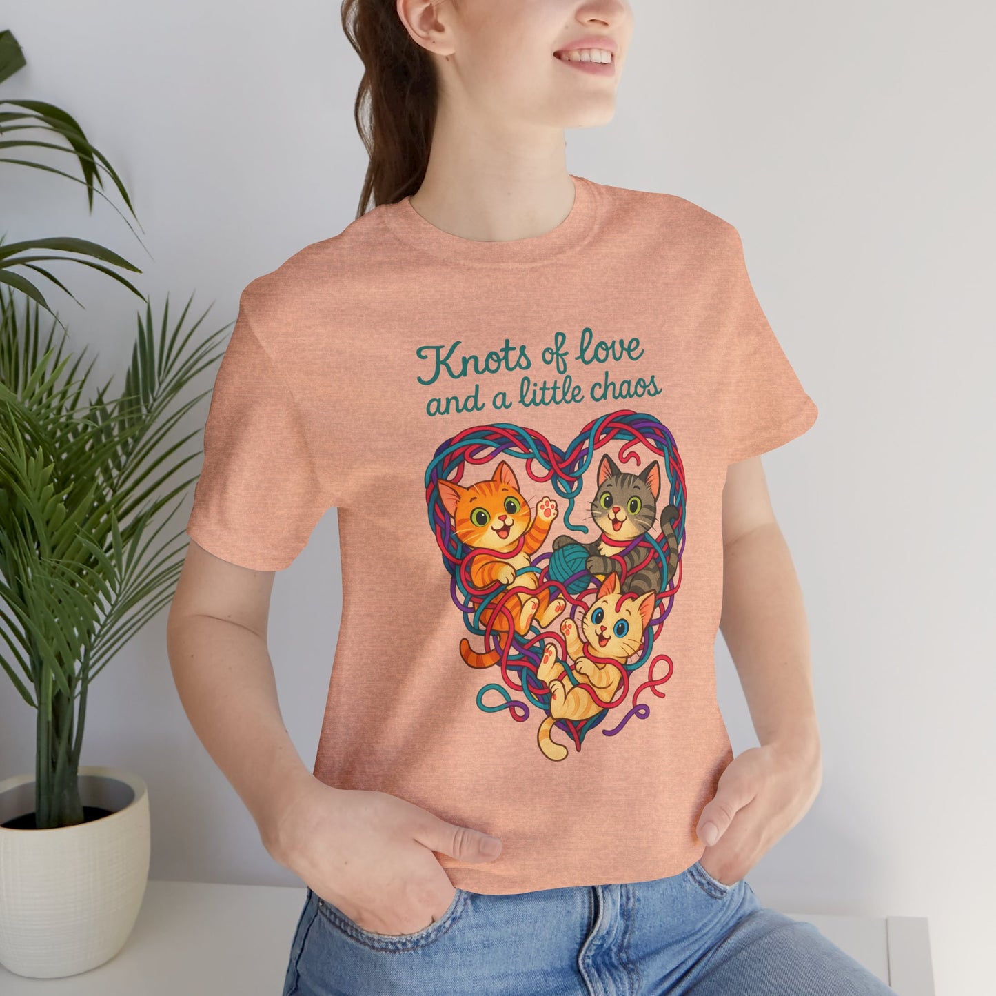 Knots of Love Cat T-Shirt